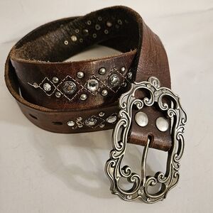 Belt BKE Studded Western Style Sz M